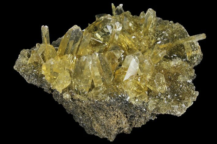 Selenite Crystal Cluster (Fluorescent) - Peru #94630